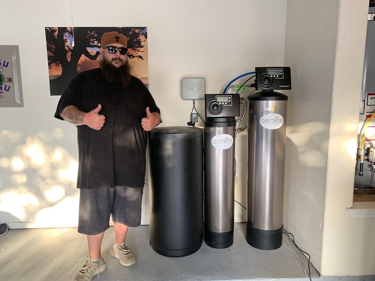 Completed whole home water softener installation